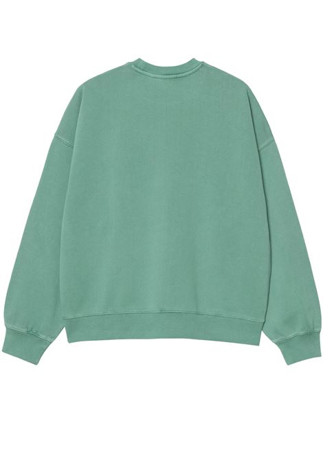 felpa benton uomo verde CARHARTT WIP | I0354363IC.GD